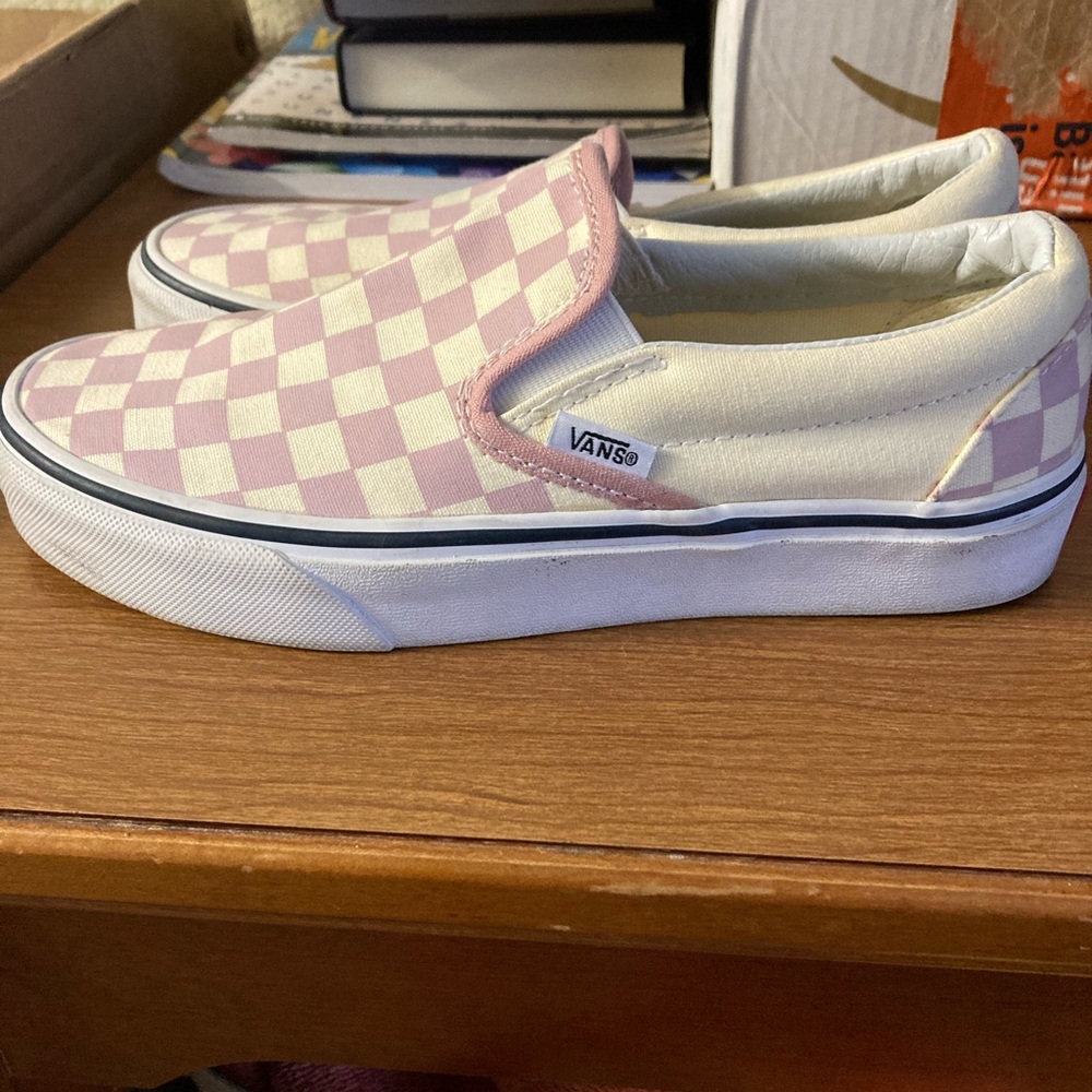 Vans slide on shoes